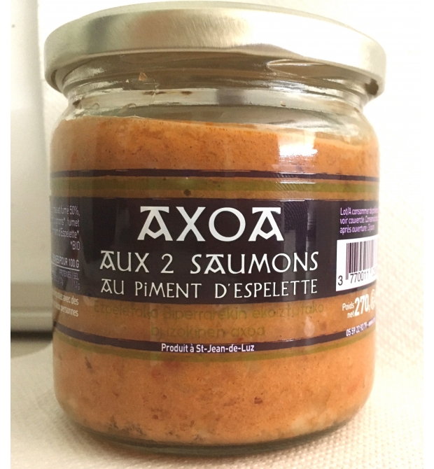 Axoa aux 2 saumons au piment...