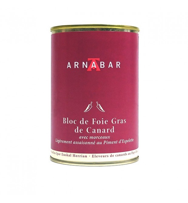 Bloc de Foie Gras de Canard au Piment...