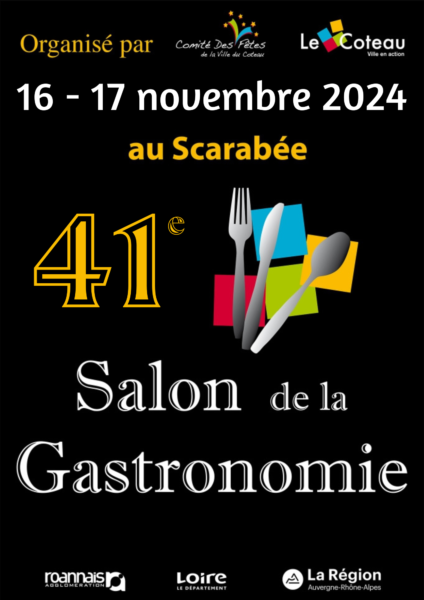 RDV au Salon de la gastronomie les 16 et 17 Novembre 2024!