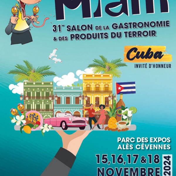 RDV au Salon Miam à Ales du 15 au 18 Novembre 2024!